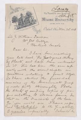 Letter, 25 March 1888