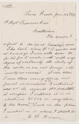 Letter, 23 January 1874