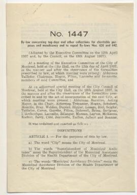 Financing Social Work: Report of Committee Re Licensing and Control of Charitable Appeals