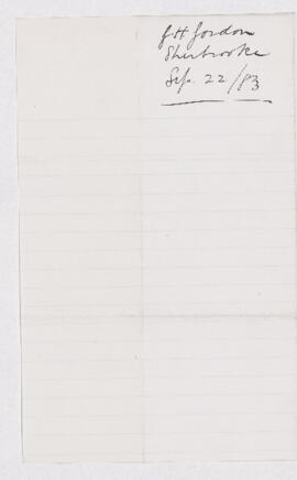 Letter from G.H. Gordon to B.J. Harrington, written from Sherbrooke P.D..