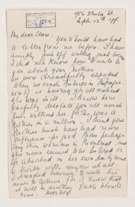Letter, 12 September 1917