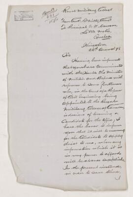 Letter, 26 August 1878