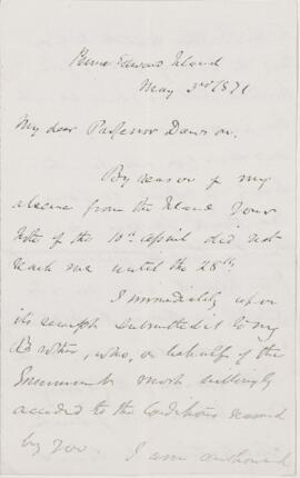Letter, 3 May 1871