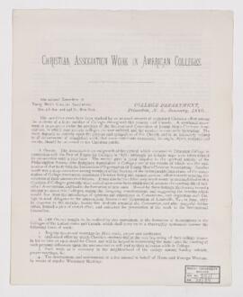 Letter, January 1880