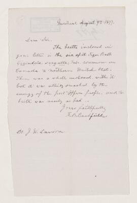 Letter, 9 August 1877