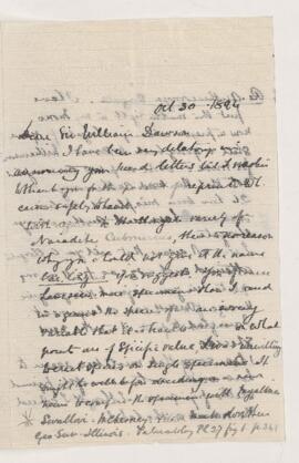 Letter, 30 October 1894