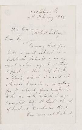 Letter, 4 February 1869