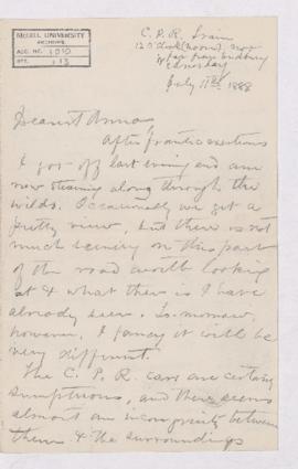 Letter, 11 July 1888