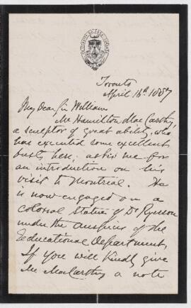 Letter, 16 April 1887