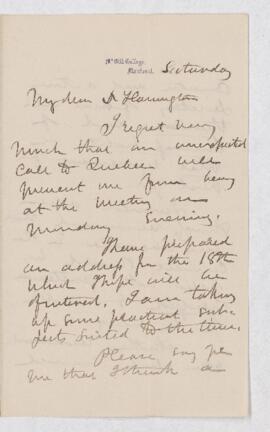 Letter, May 1877