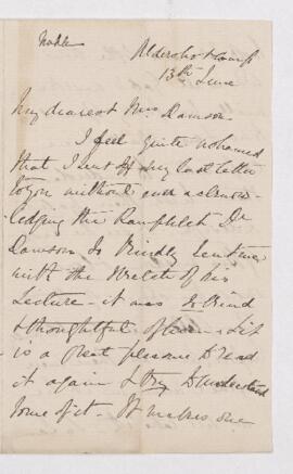 Letter, 13 June 1870