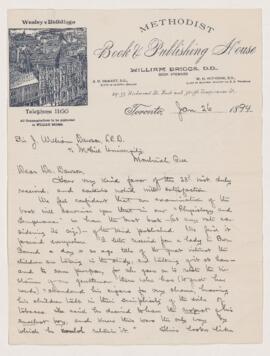 Letter, 26 January 1894