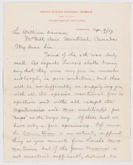 Letter, 9 April 1887