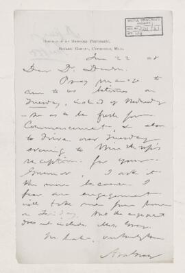 Letter, 22 June 1878