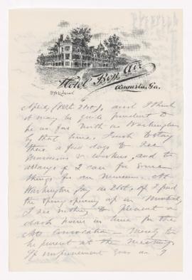 Letter, 19 February 1893