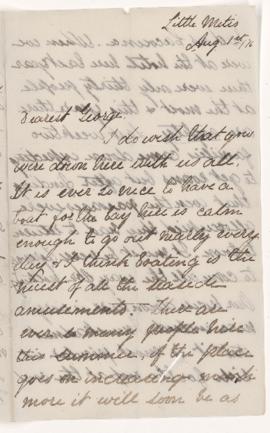 Letter, 1 August 1876
