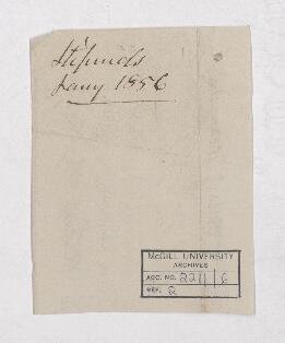 Letter, 5 January 1856