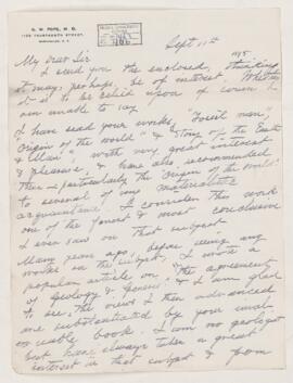 Letter, 11 September 1895