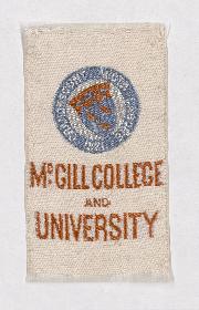 McGill tobacco silk, 1912
