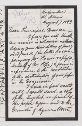 Letter, 7 August 1883