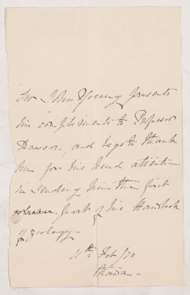 Letter, 11 February 1870