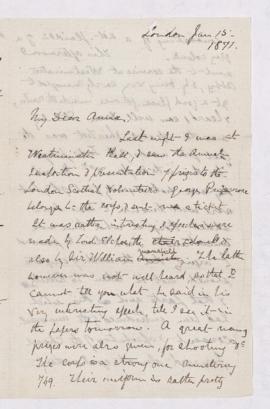 Letter, 15 January 1871