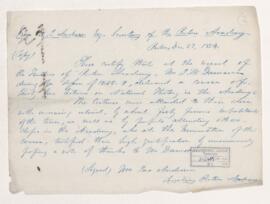 Letter, 27 December 1854