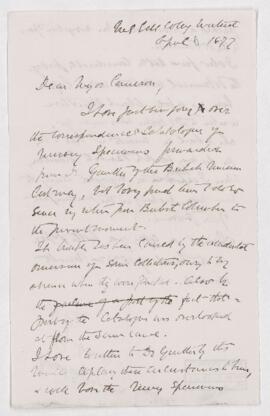 Letter, 6 April 1877