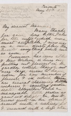 Letter, 20 May 1873