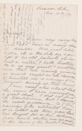 Letter, 12 November 1894