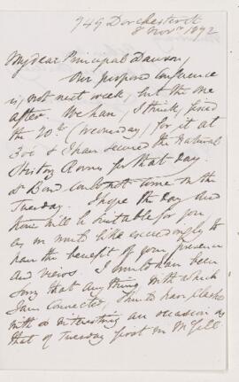 Letter, 8 November 1872