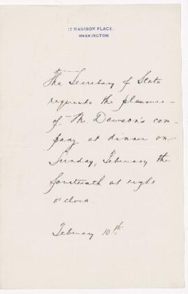 Letter, 10 February 1892