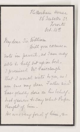 Letter, 16 October 1894
