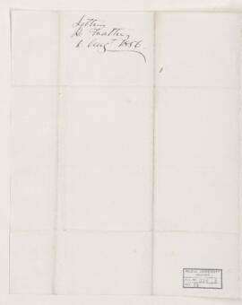 Letter, 6 August 1856