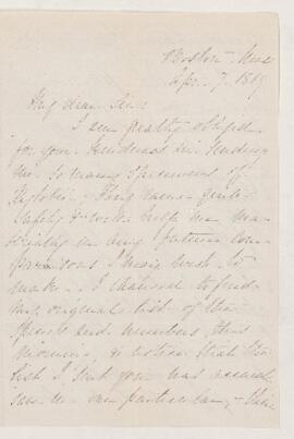 Letter, 7 April 1869