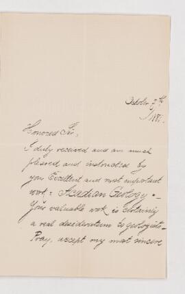 Letter, 7 October 1881