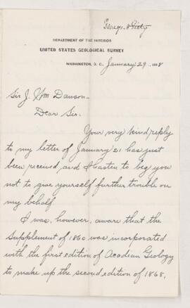 Letter, 29 January 1898