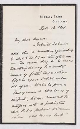Letter, 13 February 1901