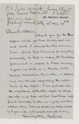 Letter, 27 May 1898