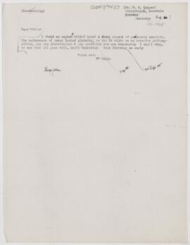 Letter to William Sydney Thayer, September 1898