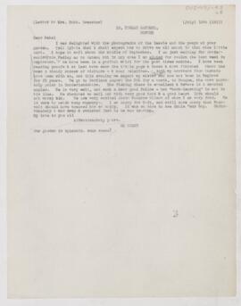 Letter to Mabel Brewster, July 12, 1912