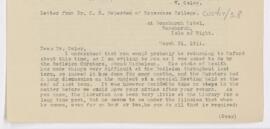Letter, March 31, 1911