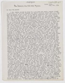 Letter to Elizabeth Osler, July 7, 1831