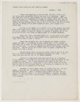 Letter to unidentified recipient, January 1,2, 1920