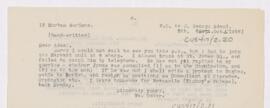 Letter, October 5, 1916