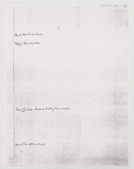Cushing's notes, 1918