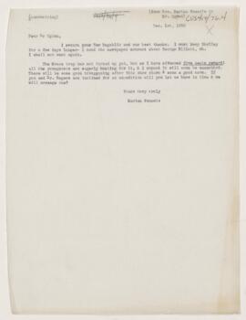 Letter to Henry Vining Ogden, December 1, 1880