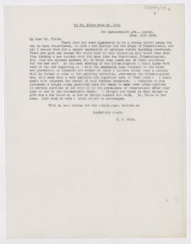Letter, February 13(?), 1899