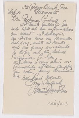 Letter, September 4, 1923(?)