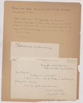 Letter to E.W.B. Nicholson, February 14, 1911